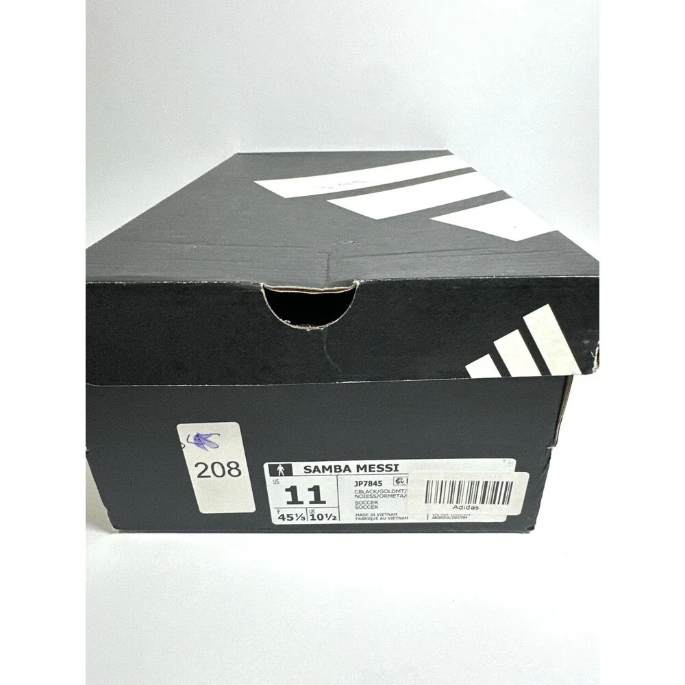 Adidas Samba Messi Black Pink Gum Soccer Shoes Men’s 11 Leather Sneakers JP7845 - Picture 7 of 8